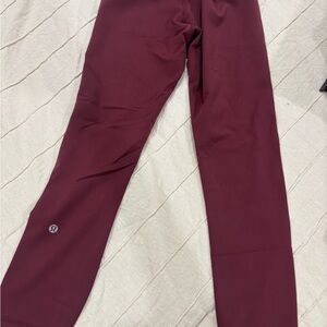 lululemon athletica Women's Burgundy Leggings